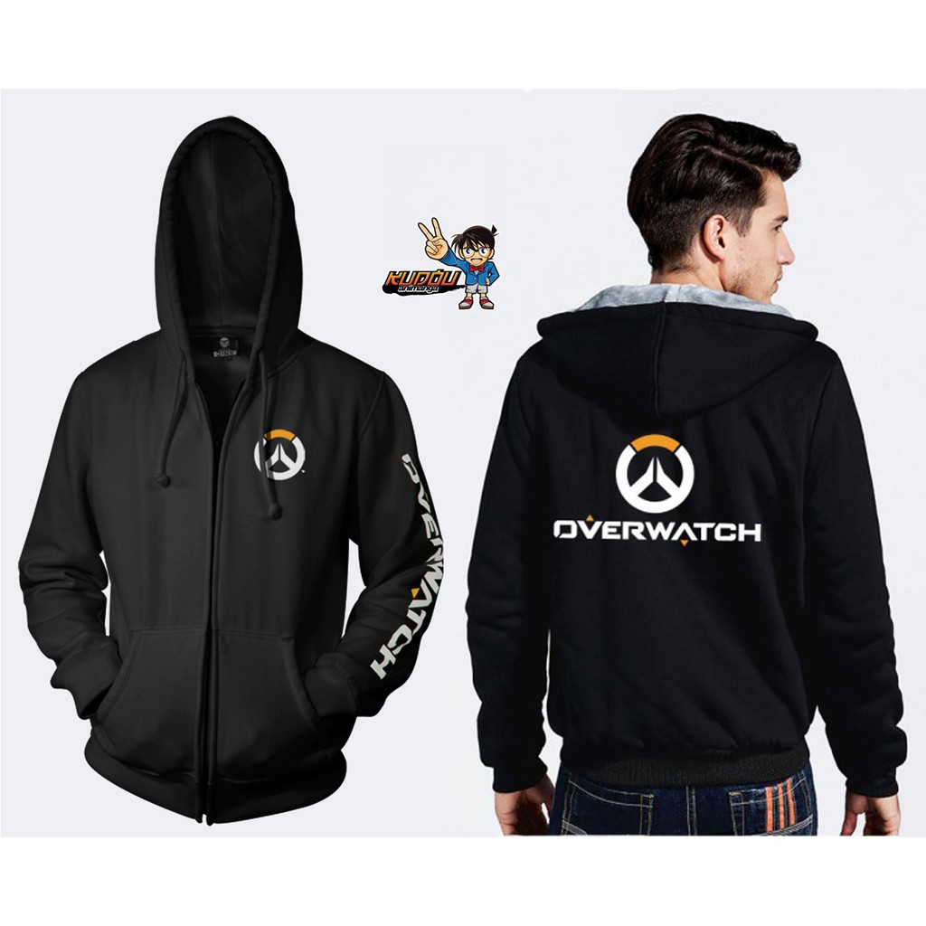 Kudou x Metro - Jaket Gamer Overwatch Black Unisex