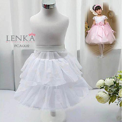 [READY STOCK] ROK TUTU PENGEMBANG GAUN PETTICOAT ANAK 1RING 2LAYER PCA002