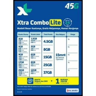 Paket Data XL 4,5 GB + Voch   er isi ulang / Sp WL Hibrid 4,5