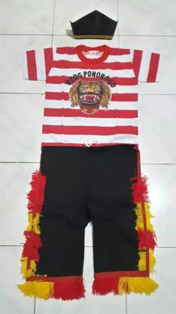 SETELAN BAJU ANAK LAKI LAKI // BAJU ADAT JAWA ANAK // BAJU REOG ANAK // KOSTUM ANAK