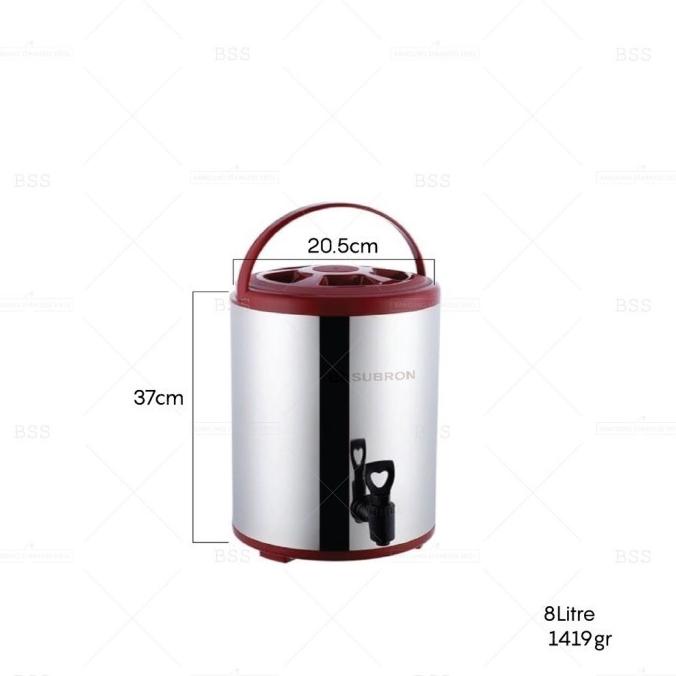 Water tank Jug Dispenser Juice Teh Kopi Stainless steel