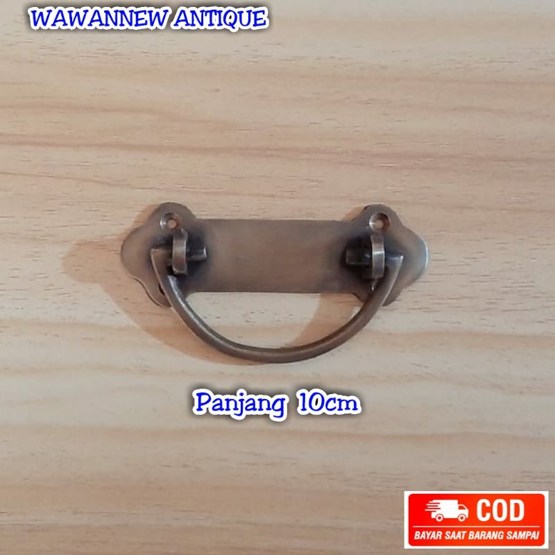 Handle / Tarikan Laci Lemari Jendela Pintu Rumah Kuningan Kitchen Set 10cm