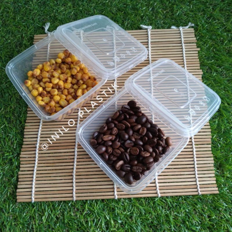 @50Pcs Thinwall DM 250 ml SQ / Thinwall Kotak Plastik 250 ml