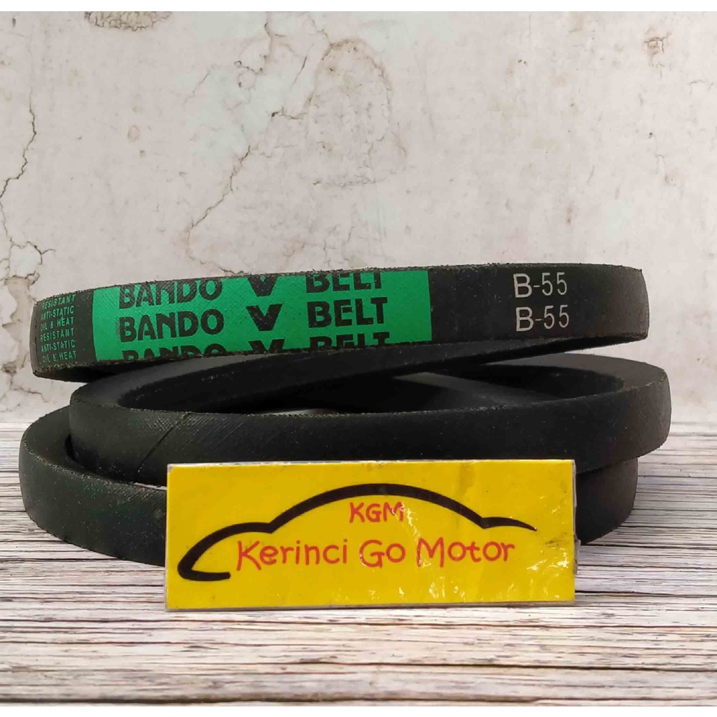 BANDO VAN BELT B-55 V BELT TALI KIPAS B55 FAN BELT VANBELT POLOS B-55