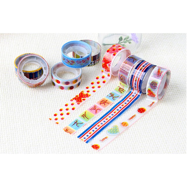 

J2 - Isolasi selotip Tape Fancy Dekorasi Lucu