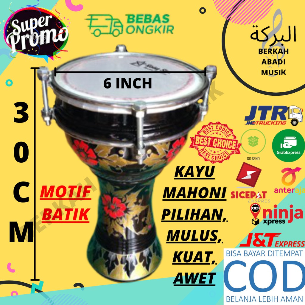 DARBUKA ANAK ANAK MURAH DARBUKA BATIK DUMBUK ANAK DARBUKA 6IN DARBUKA ANAK 6 INCH DUMBUK 6IN DARBUKA