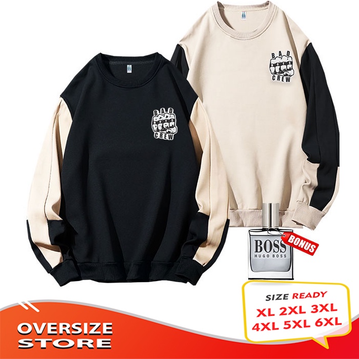 Sweater Crewneck BIG SIZE BADBOY Jaket switer pria wanita Terbaru