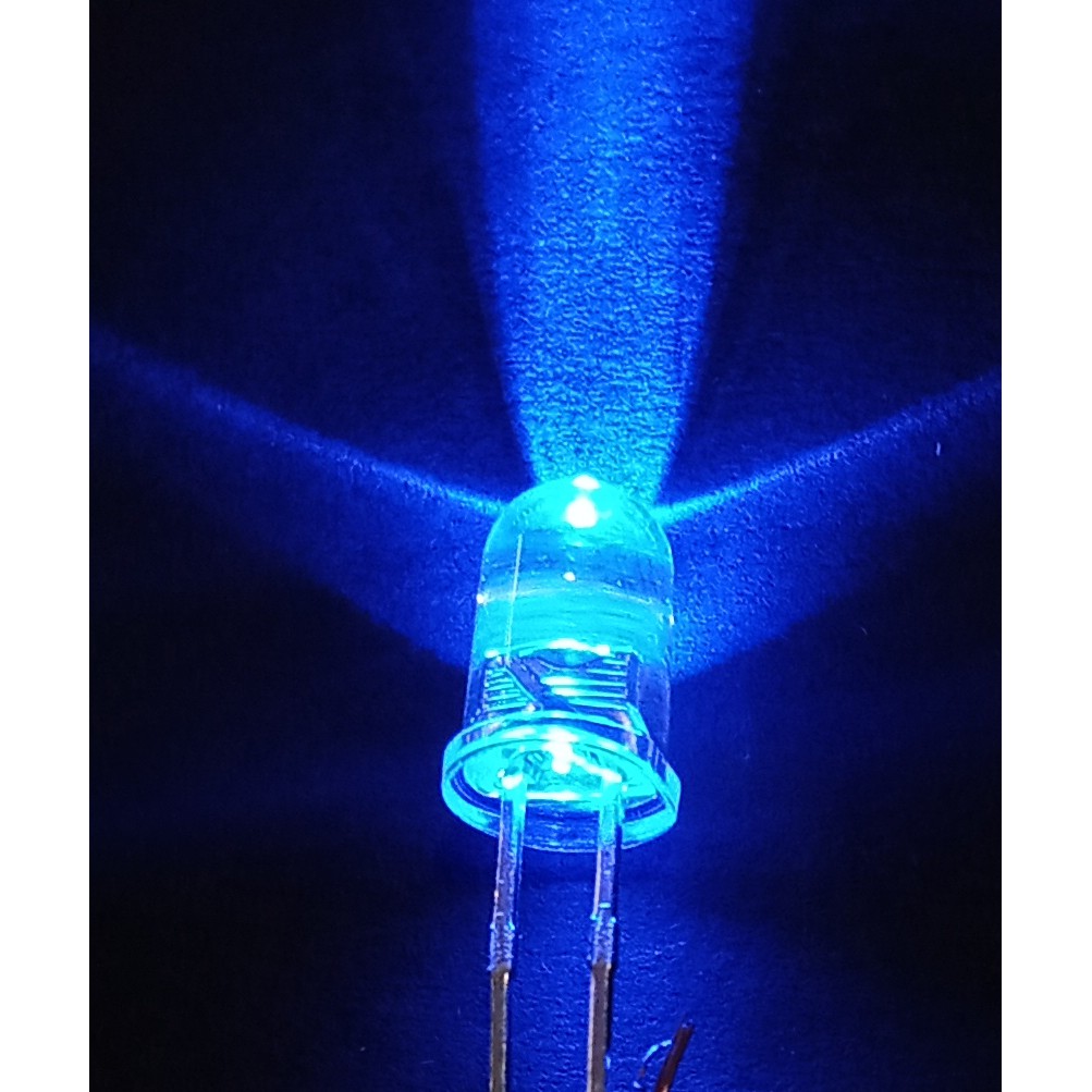 Led 5mm Putih Nyala Biru