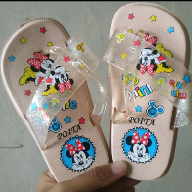 SANDAL ANAK PEREMPUAN KARAKTER LUCU