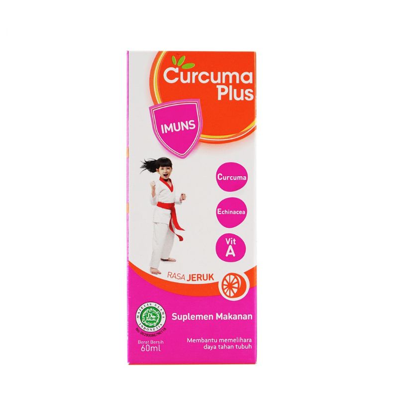 CURCUMA PLUS IMUNS - VITAMIN ANAK RASA JERUK 60 ML