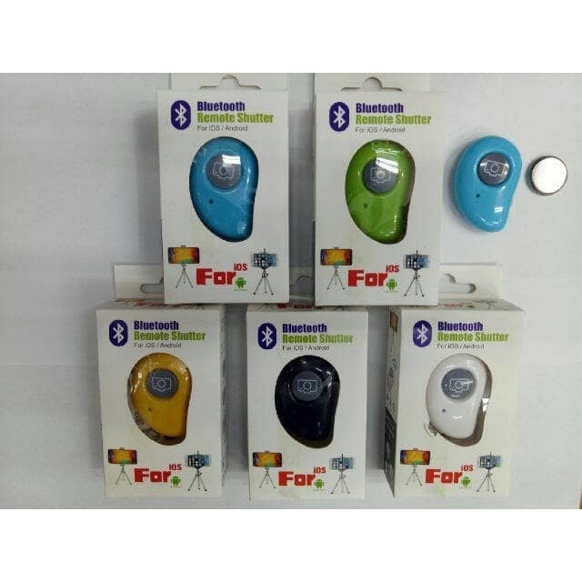 Tomsis Bluetooth Remot Shutter Tombol Selfie