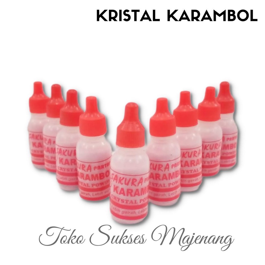 KRISTAL KARAMBOL / PELICIN KARAMBOL KUALITAS SUPER KRISTAL KARAMBOL MURAH SATUAN