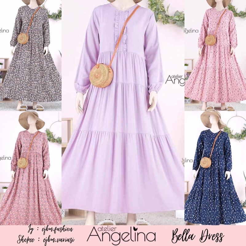 ATELIERANGELINA [BELLA] EMBROIDERY Dusty Purple, A LETTERS Pink Blush, SPORT ORNAMENT Redwood, ROSET