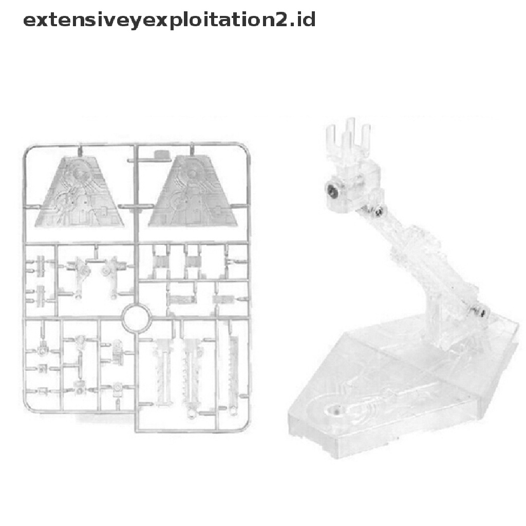 1pc Stand Bracket Display Action Figure Dapat Disesuaikan Untuk Hg / Rg Action Figure 144