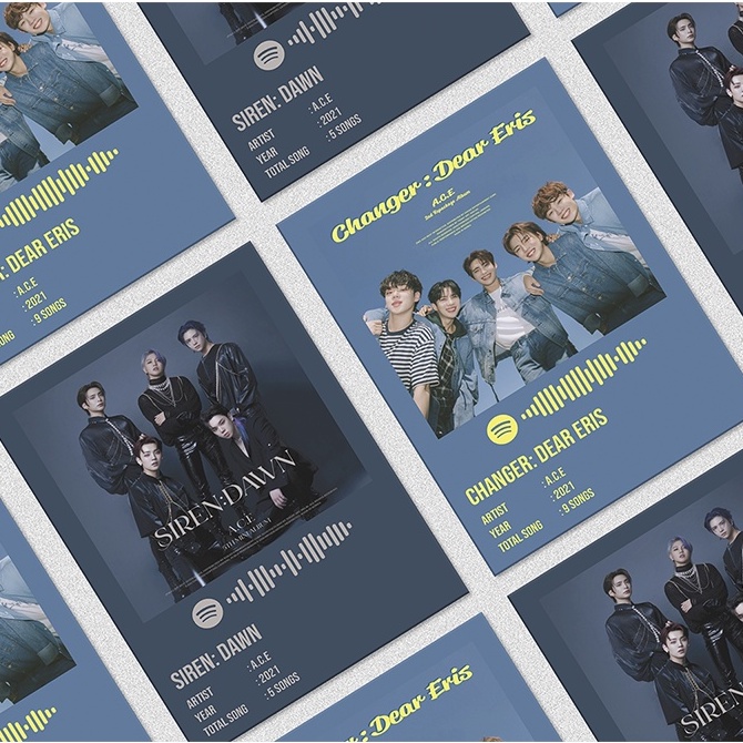 Kpop Spotify Poster A5 - A.C.E