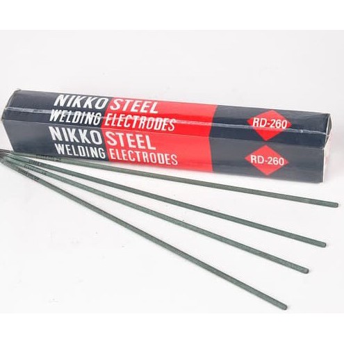 KAWAT LAS LISTRIK NIKKO STELL RD-260 2 mm ISI 10 BATANG WELDING ELECTRODES ALAT LAS LISTRIK TERLARIS