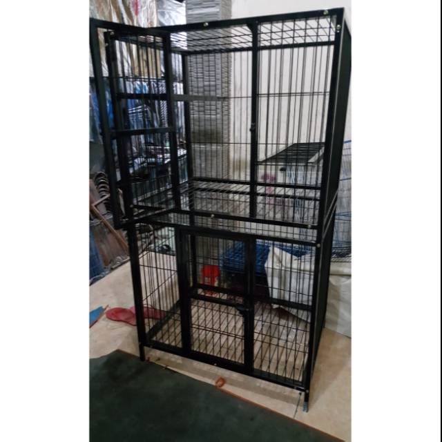 Kandang kucing tingkat 2