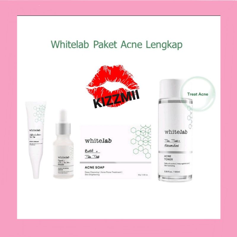 WHITELAB Paket Acne lengkap