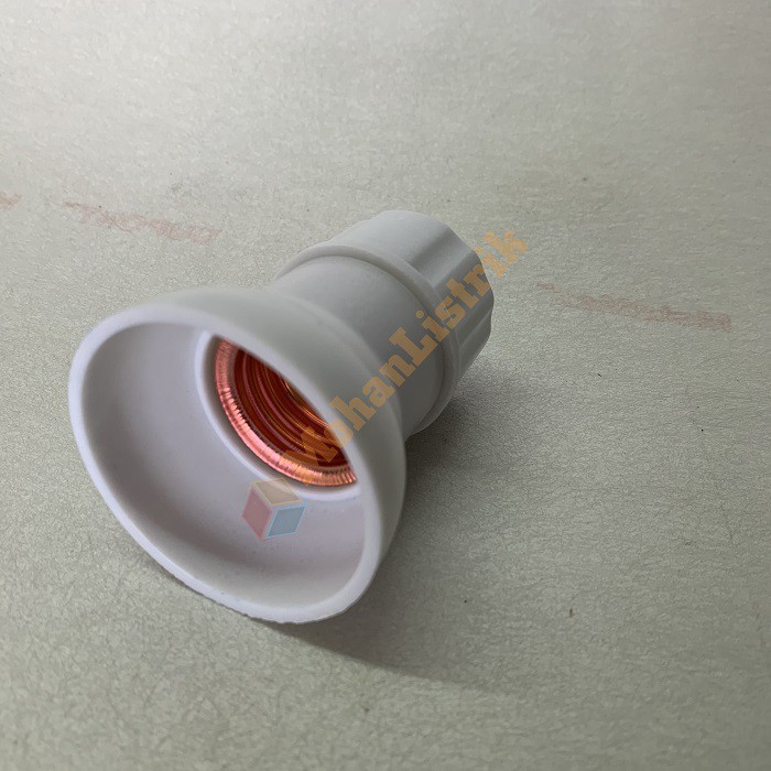 Fitting Lampu Gantung Jumbo Sayap Putih E27