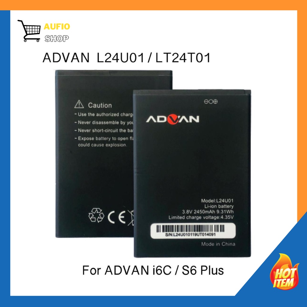 Baterai Advan i6c L24U01 Batre Advan S6 Plus LT24T01 Original Batre Battery Batere