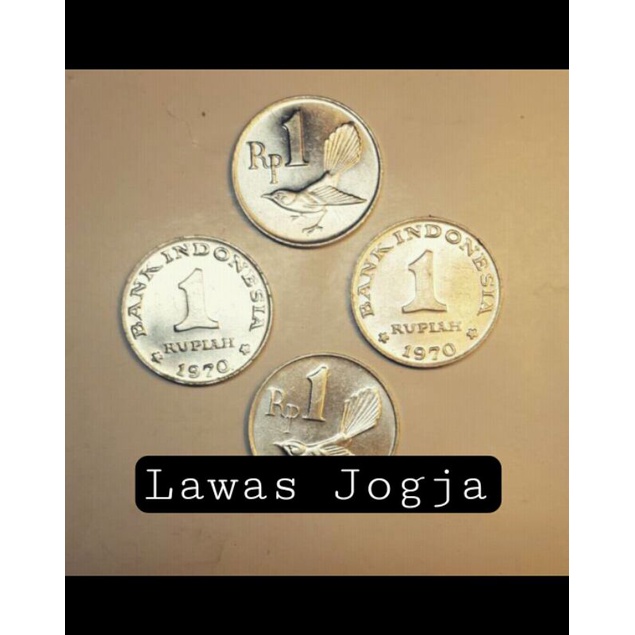 Koin kuno 1 rupiah th 1970