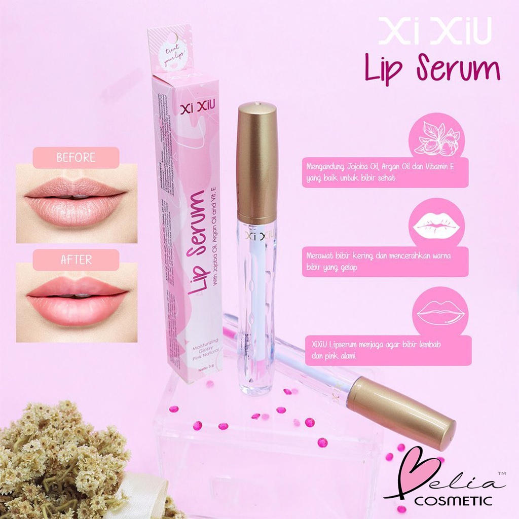 ❤ BELIA ❤ XI XIU Lip Glow Serum | Xixiu Serum Bibir | Lip Mask | Lip Moist