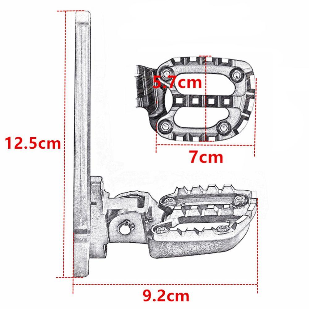 Populer Pedal Motor Kualitas Tinggi Non-Slip Pedal Socle Depan Lipat Rest Pasak Untuk Honda XADV750 21-22