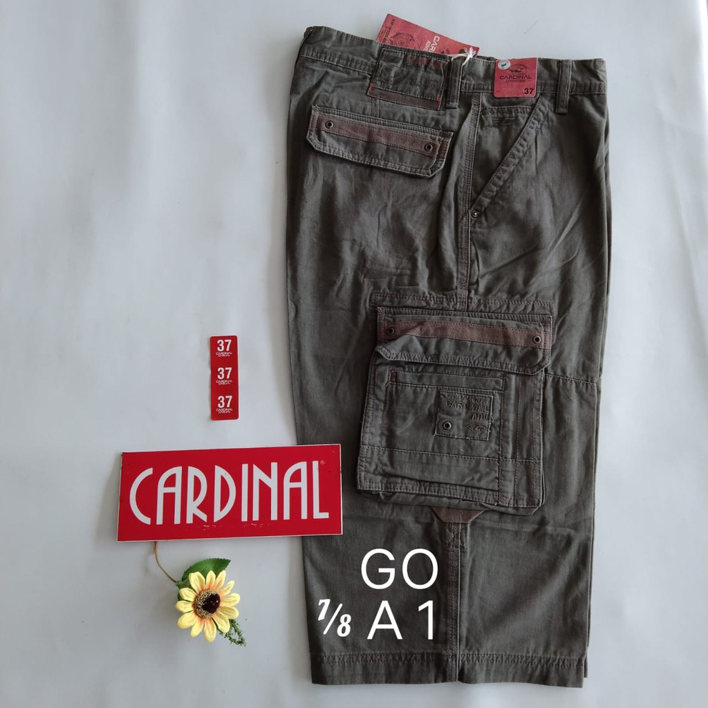 gos 37-KPL 2 CARDINAL KEMPOL CASUAL Celana Pendek Cowok Celana Kempol Fashion Pria Brand Kekinian