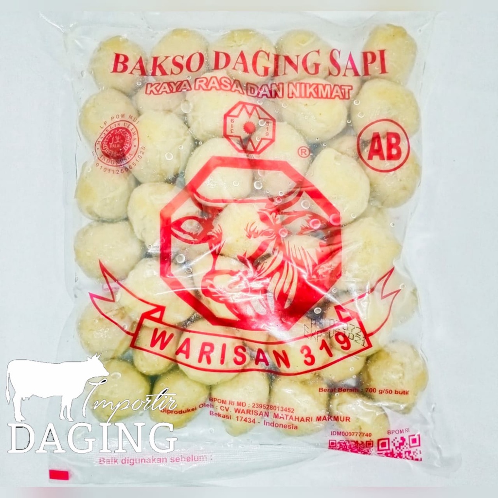 

Bakso Sapi Warisan 319 - isi 50pc