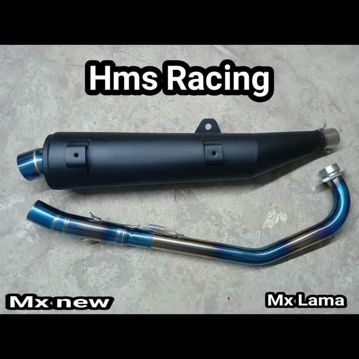 Knalpot Tsukigi Yamaha Jupiter Mx - Jupiter Mx New -Leher Pelangi Blue