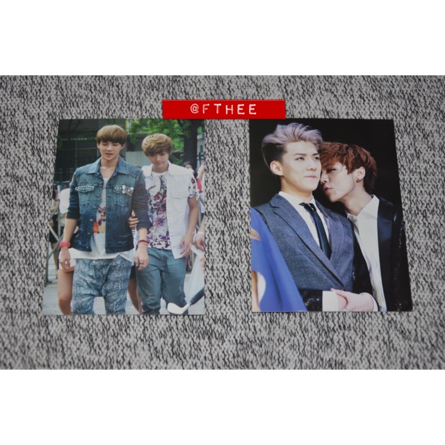 SEHUN & LUHAN Postcard [ORI From Fansite]