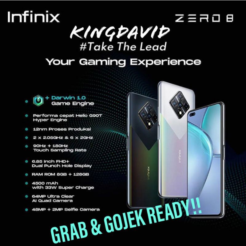 Infinix Zero 8 8/128GB Garansi Resmi Infinix Indonesia