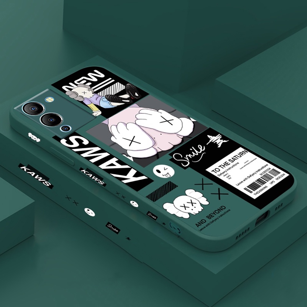 Csing Casing Silikon Infinix Note 12 G96 Note 11 11S NFC Hot 11 Play 10 Play 9 Play 5 Smart 6 Hot 10S Motif Kaws