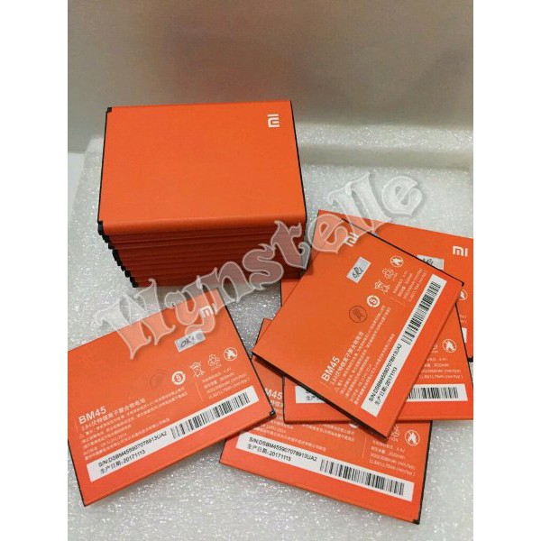 MURAHHH  PROMO Baterai Batre Batrei XIAOMI NOTE 2 BM45 ORIGINAL
