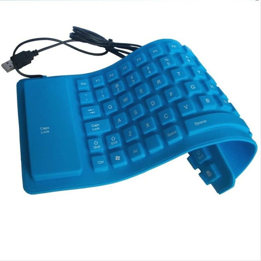 Keyboard flexible mini usb2.0 wired - Keypad silicone karet
