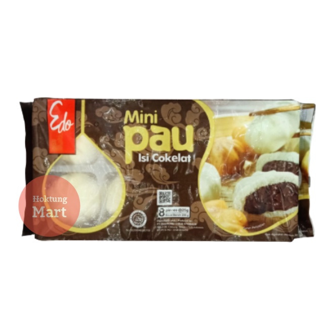 

Edo Mini Pao Isi Cokelat 200gr Bakpau Coklat Beku / Frozen