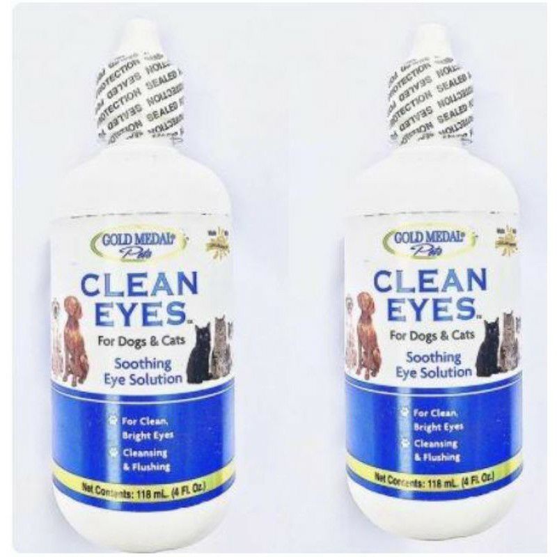 Gold Medal Clean Eyes Soothing Eye Solution 118ml/ Pembersih mata anjing kucing