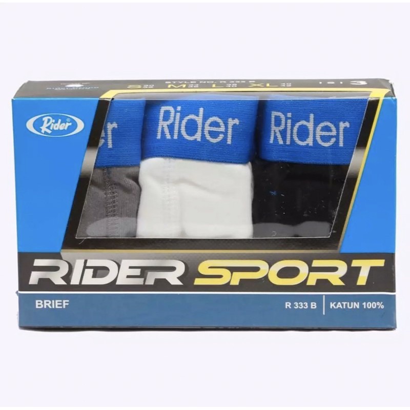 CD Laki Laki  | Celana Dalam Pria RIDER SPORT R333B isi 3pcs