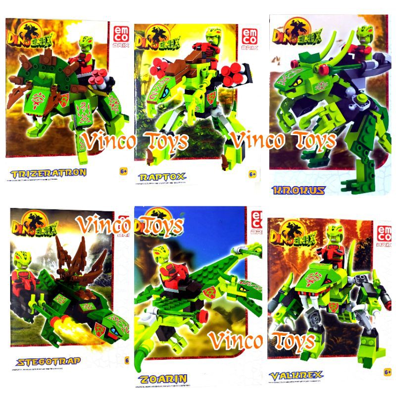 Dinobrix Dinosaurus Murah/edisi dino Emco