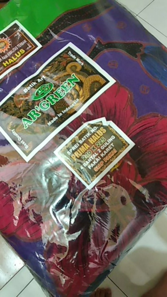 Sprei Batik Tulis Halus 180 X 200