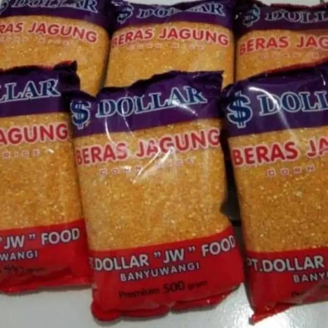 Jual Beras Jagung Merk Dollar 500 Gram Shopee Indonesia 5390