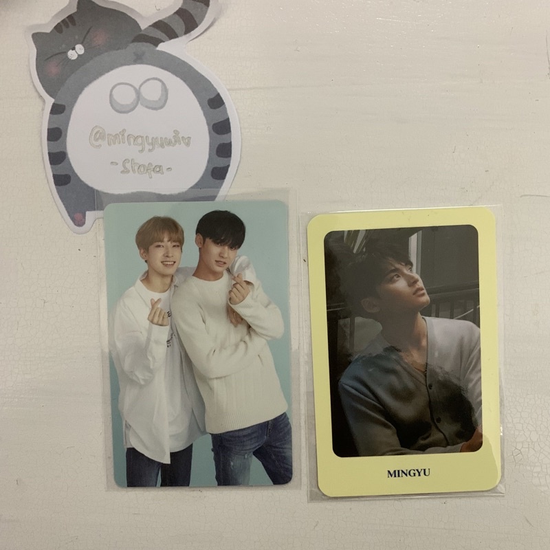 seventeen tc trading card caratland carland minwon meanie 2018