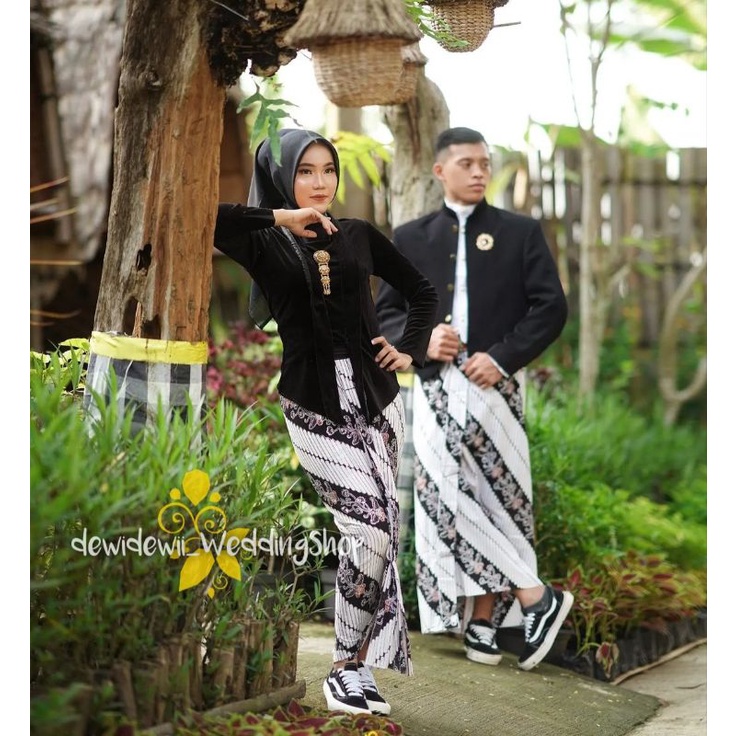 Baju Prewedding / Baju Adat Jawa - ModeL Hewes, Motif Lereng stik