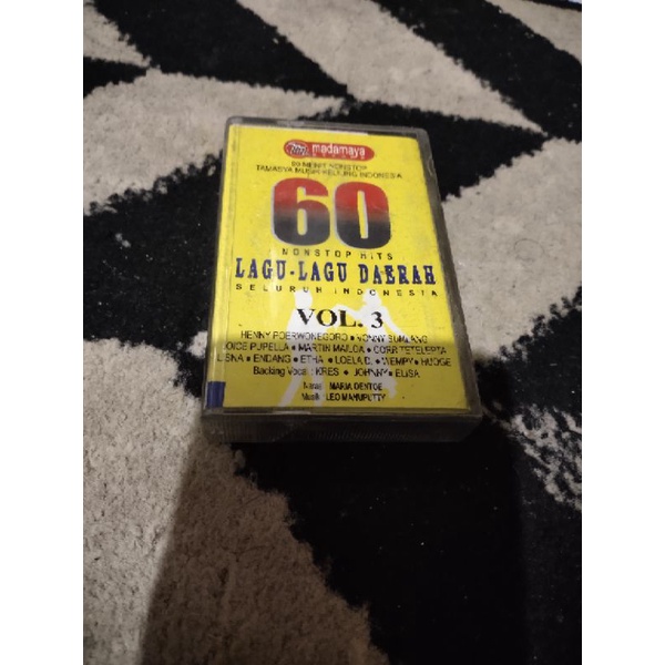 kaset pita lagu lagu daerah 60 nontstop hits