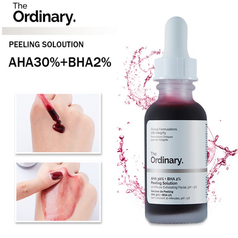 The Ordinary AHA 30% + BHA 2% Peeling Solution Serum Wajah