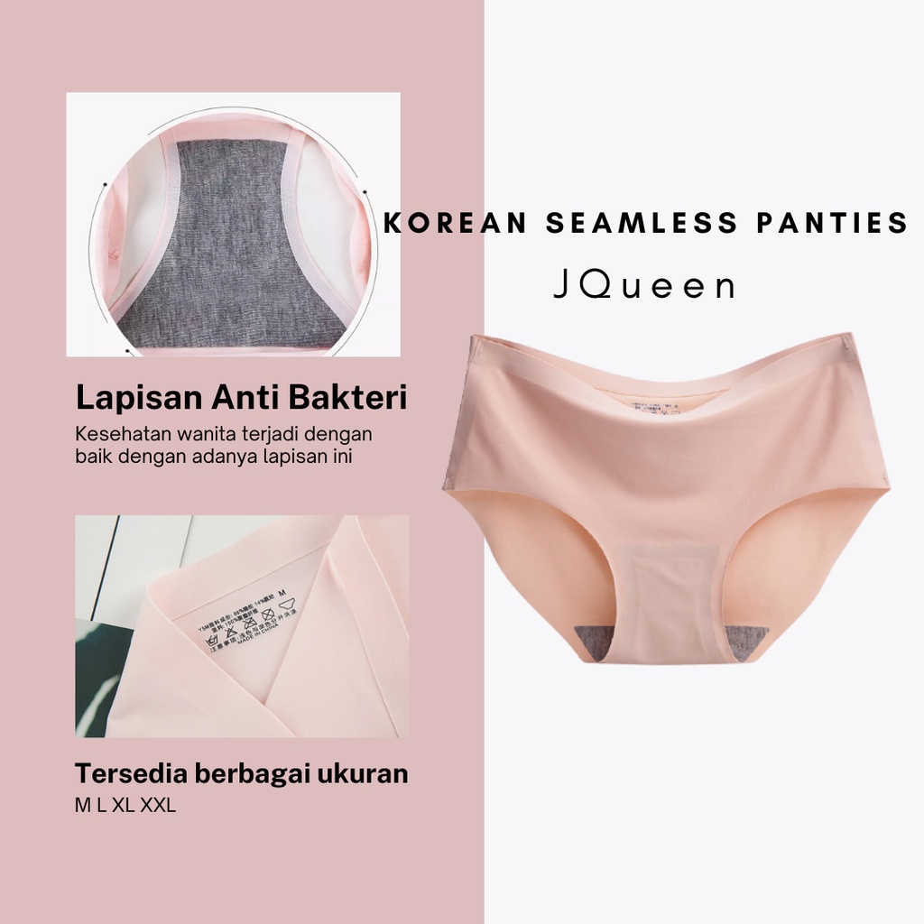 [ TERMURAH ] CD / Celana dalam wanita cewek import korea CD006 seamless Tampa Jahitan Anti Nyeplak