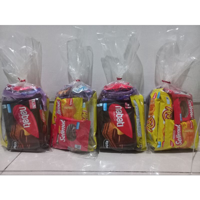 

souvenir snack bungkus plastik bening