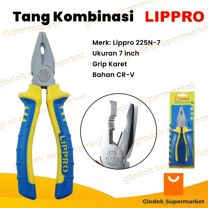 Tang Kombinasi 7 inch Lippro Combination Pliers 7inch 225N-7