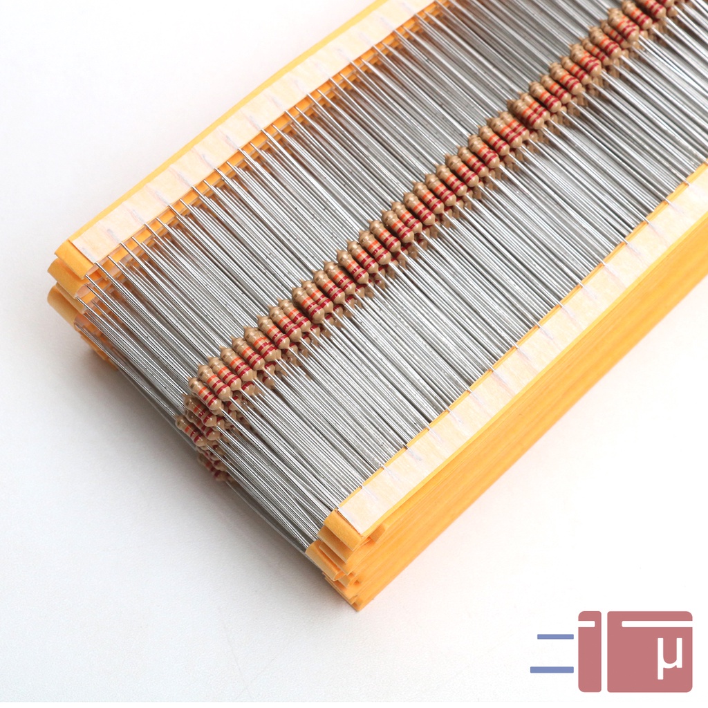 X10 Resistor 22K 1/4W Karbon 5% Taiwan Kaki Tembaga