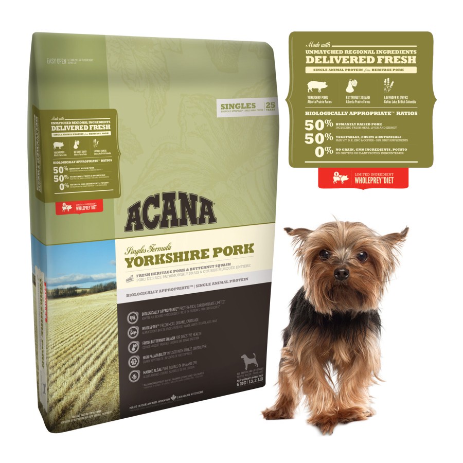 Acana Yorkshire Pork 11,4kg - Makanan Anjing